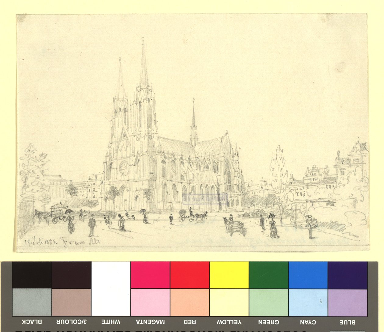 9., Rooseveltplatz – Votivkyrkan (sidovy) av Franz Alt