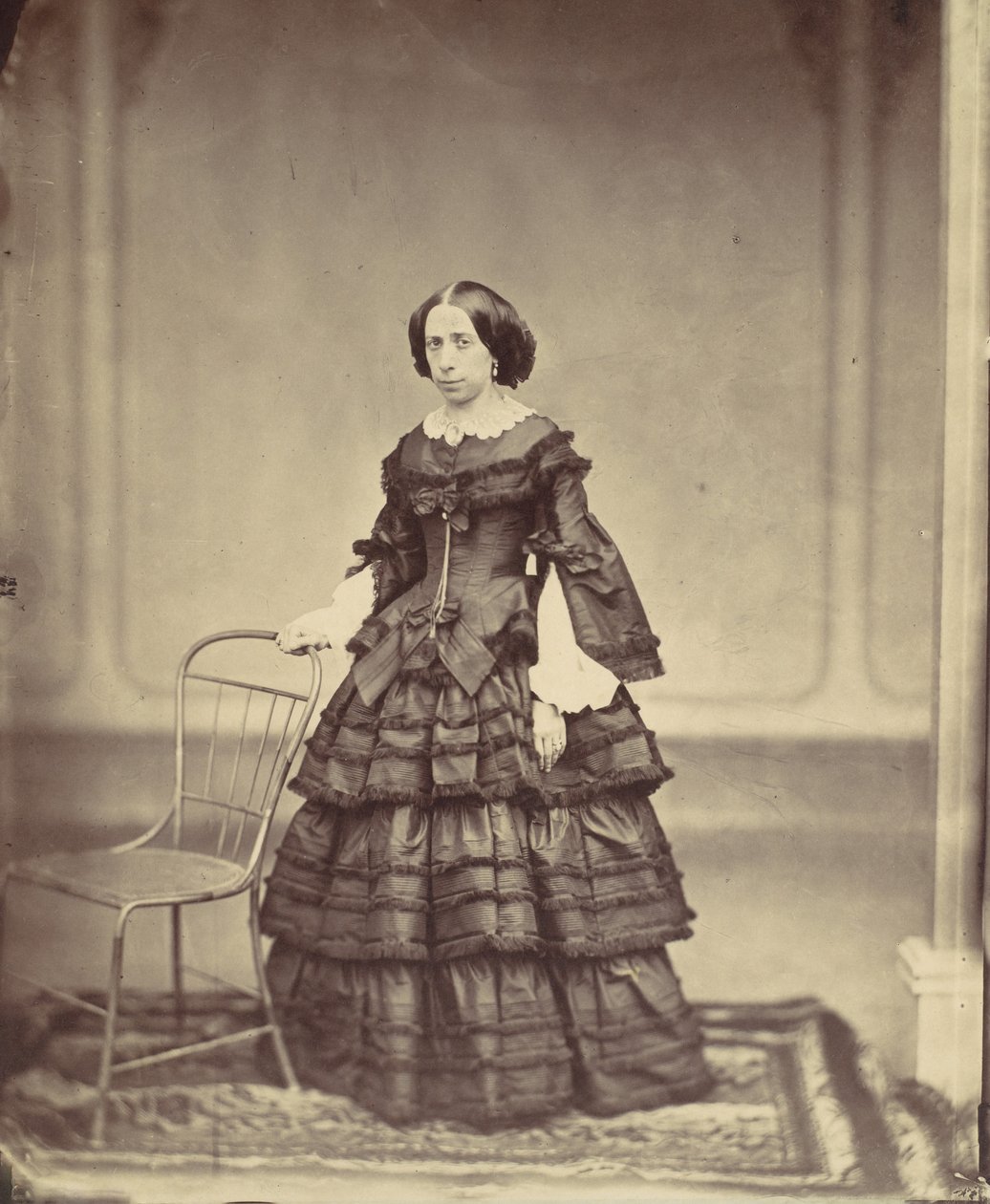 Fru Hofrat Josefine Raymond, 1850-60-tal. av Franz Antoine