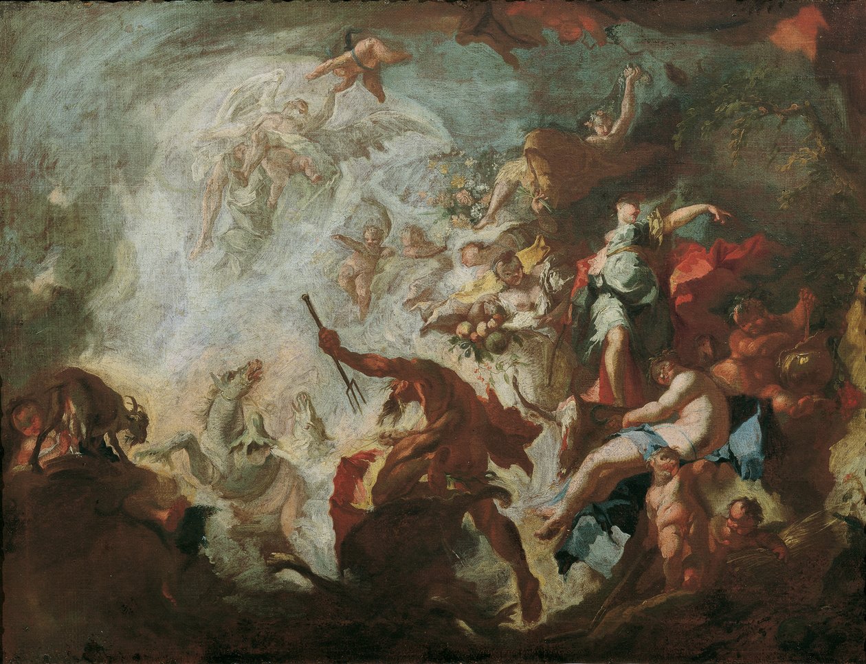Allegori om guldåldern av Franz Anton Maulbertsch