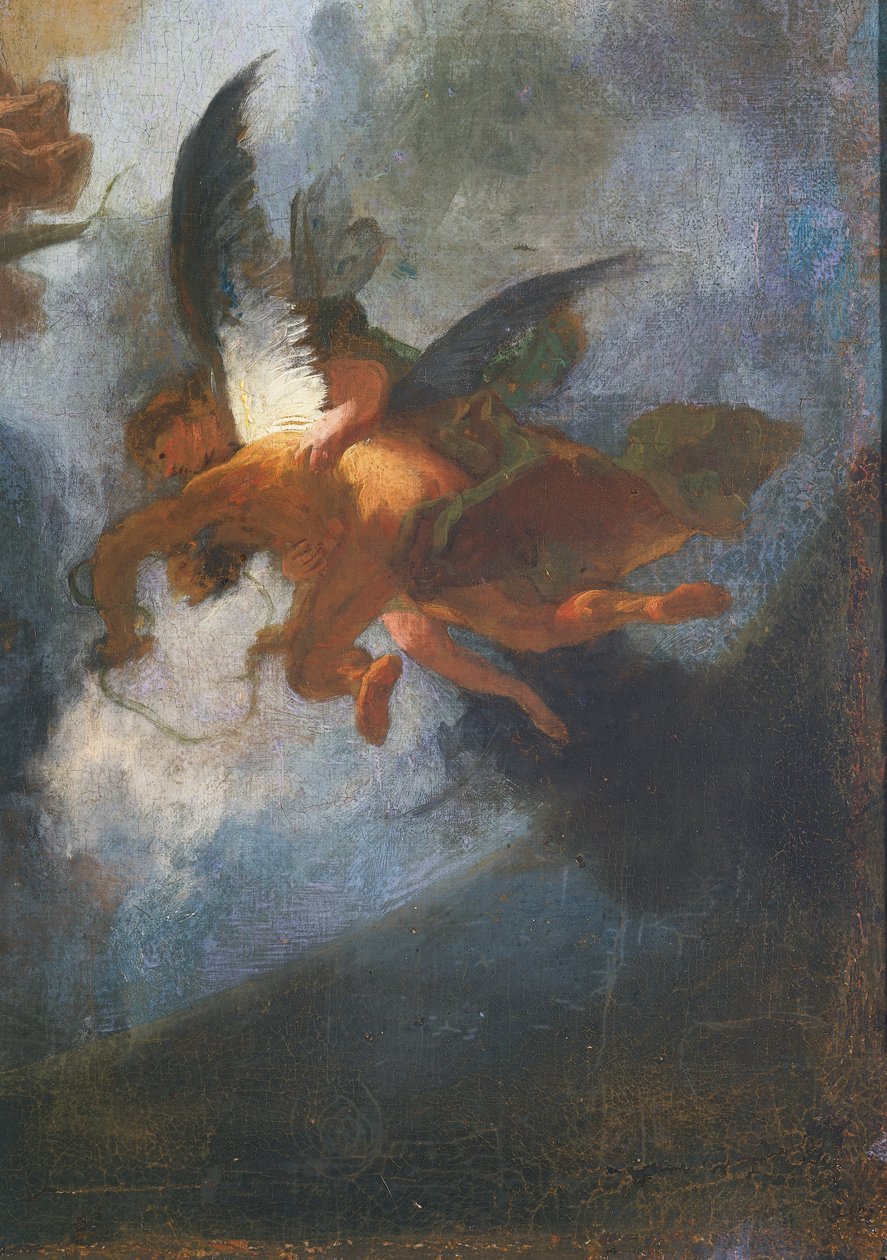 Änglar, detalj ur Allegory of the Jesuits