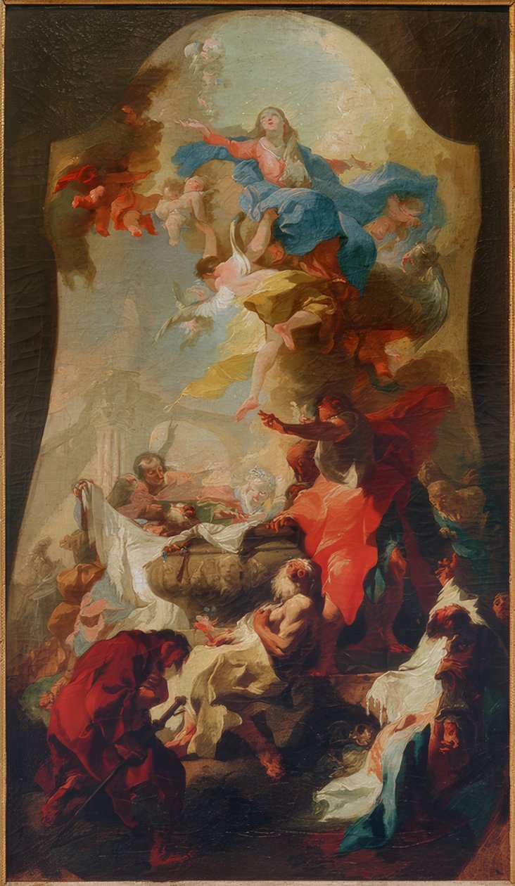 Marias antagande av Franz Anton Maulbertsch