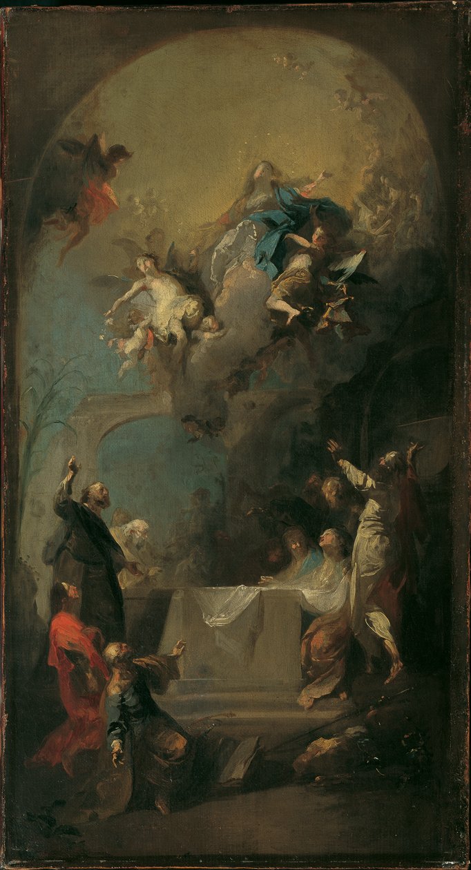 Marias antagande av Franz Anton Maulbertsch