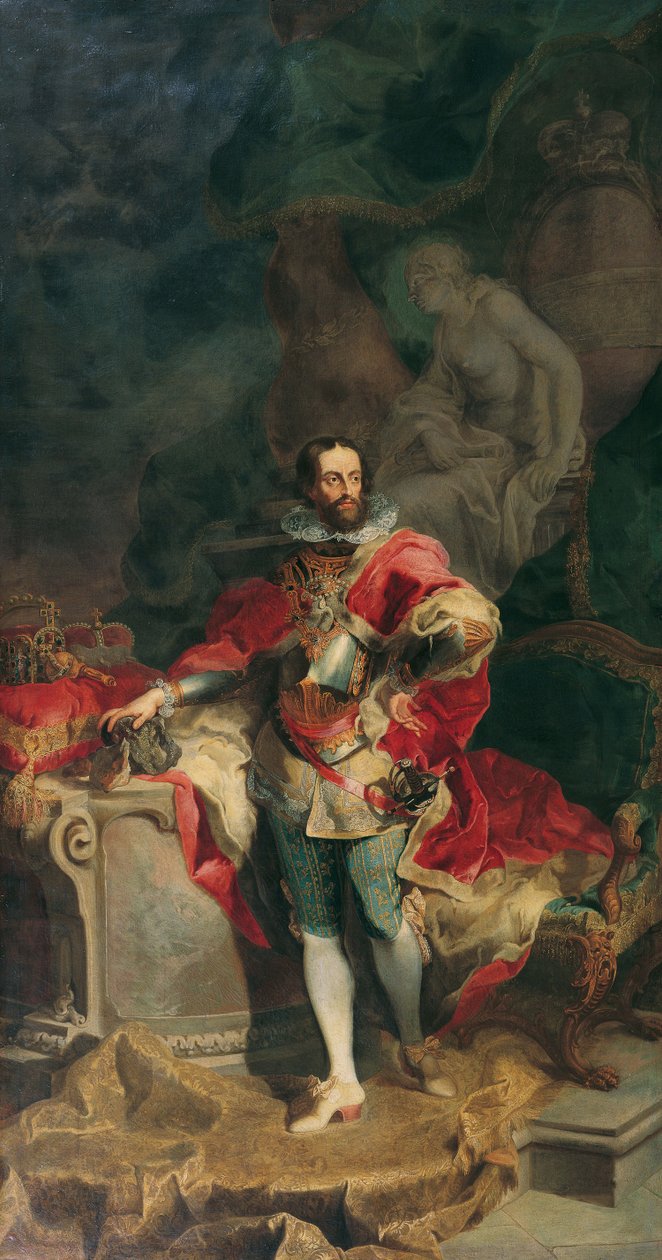 Porträtt av kejsar Ferdinand I 1503-1564, ca 1760. av Franz Anton Palko
