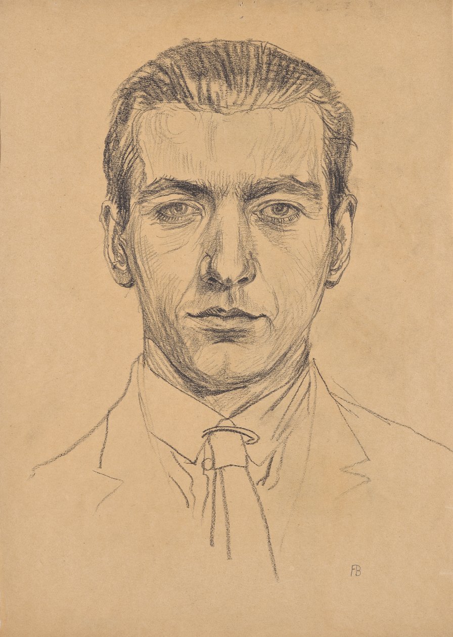 Porträtt av Franz Barwig den yngre av Franz Barwig d. Ä.
