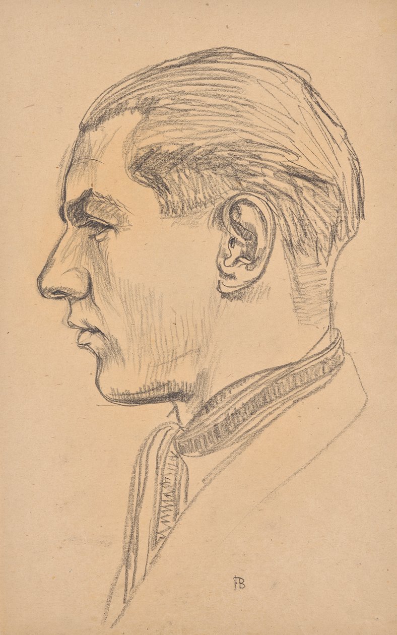Porträtt av Franz Barwig den yngre av Franz Barwig d. Ä.