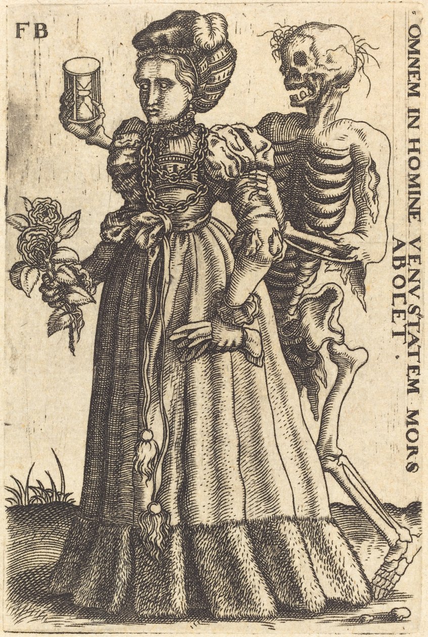 Kvinna och död av Franz Brun
