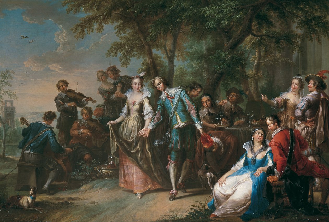 Utomhusunderhållning med dans av Franz Christoph Janneck