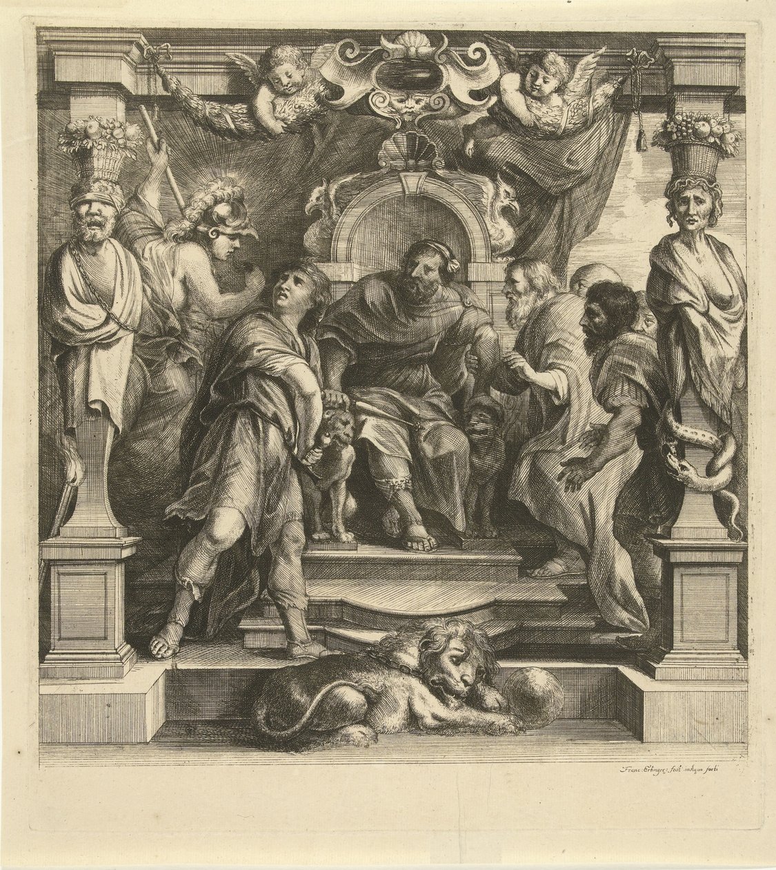 Twist of Achilles med Agamemnon History of Achilles (serietitel) av Franz Ertinger