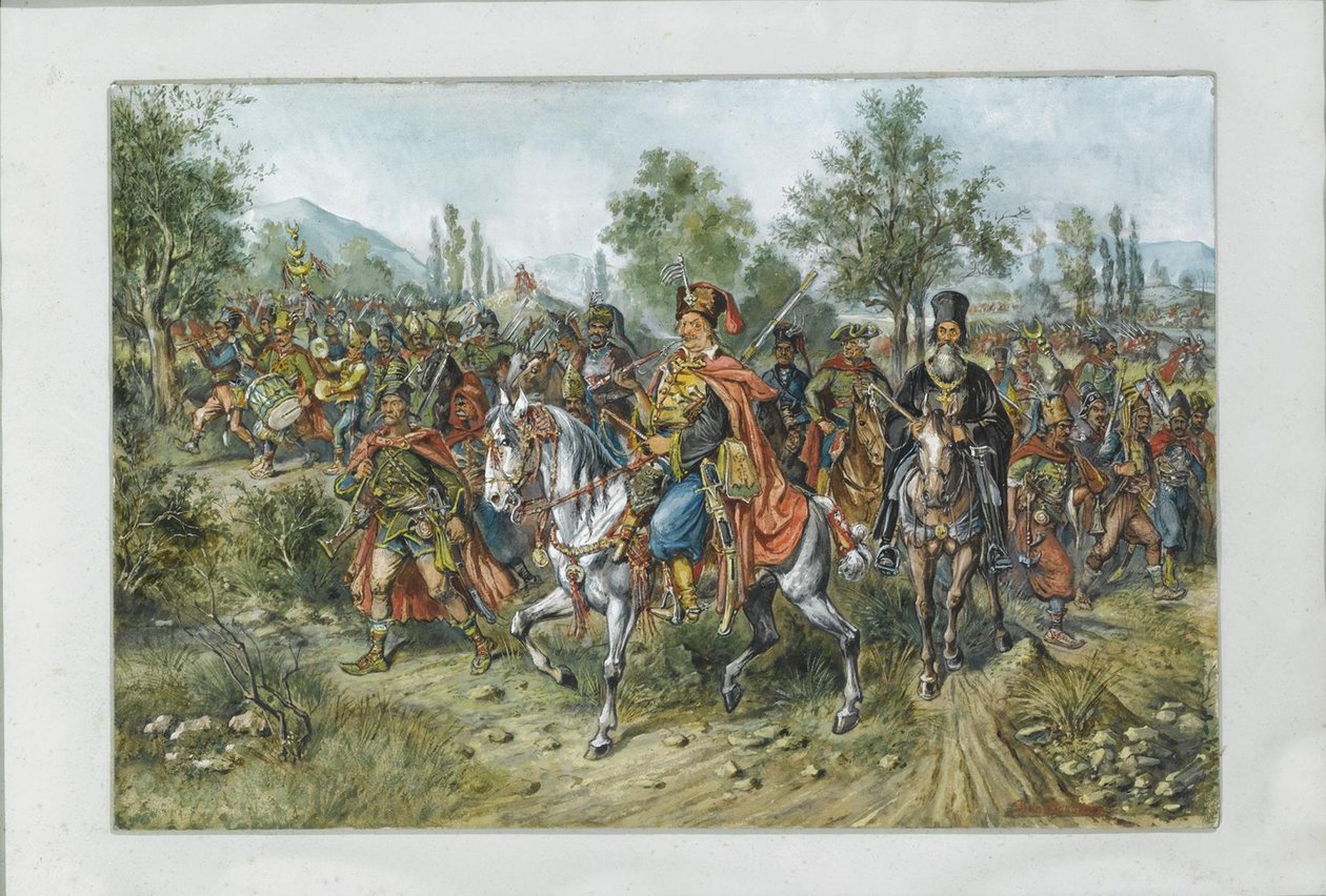 Franz Freiherr von der Trenck och hans regemente, 1903 av Franz Gaul
