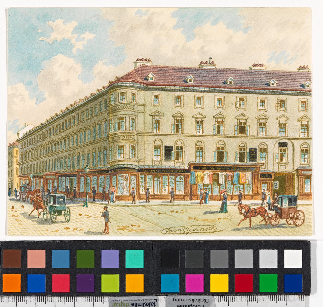 2., Taborstraße 15 – Johann Strauss den äldres bostadshus, av Franz Gerasch