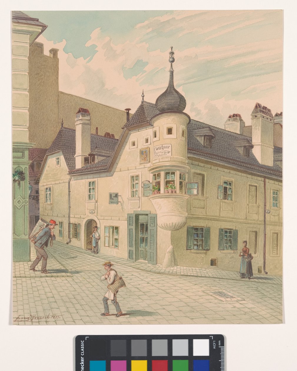 7., Faßziehergasse 2 / Gardegasse 3 – Fasszieherhaus av Franz Gerasch