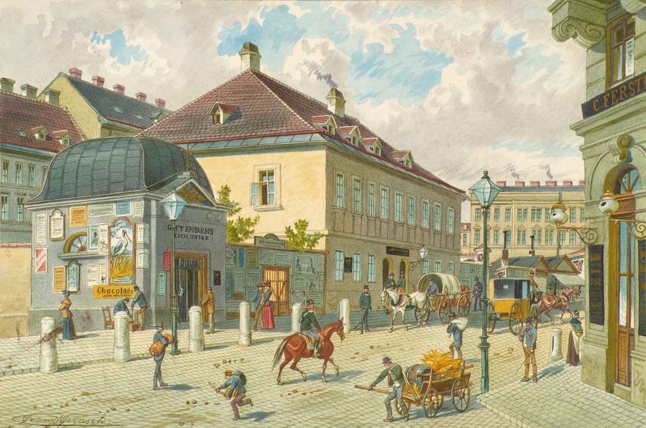 Mariahilferlinjen i Wien av Franz Gerasch