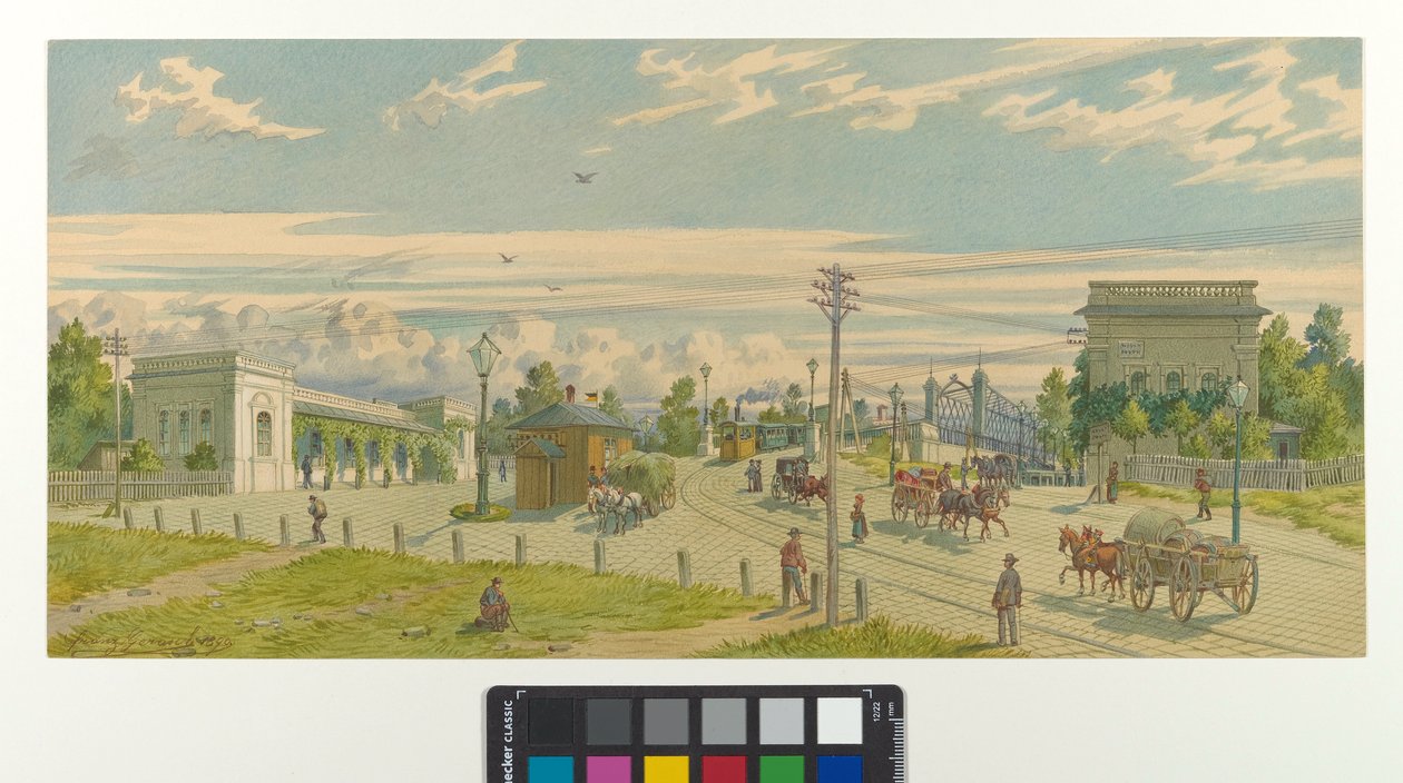 Linjen vid Kejsar Franz Josephs-bron av Franz Gerasch