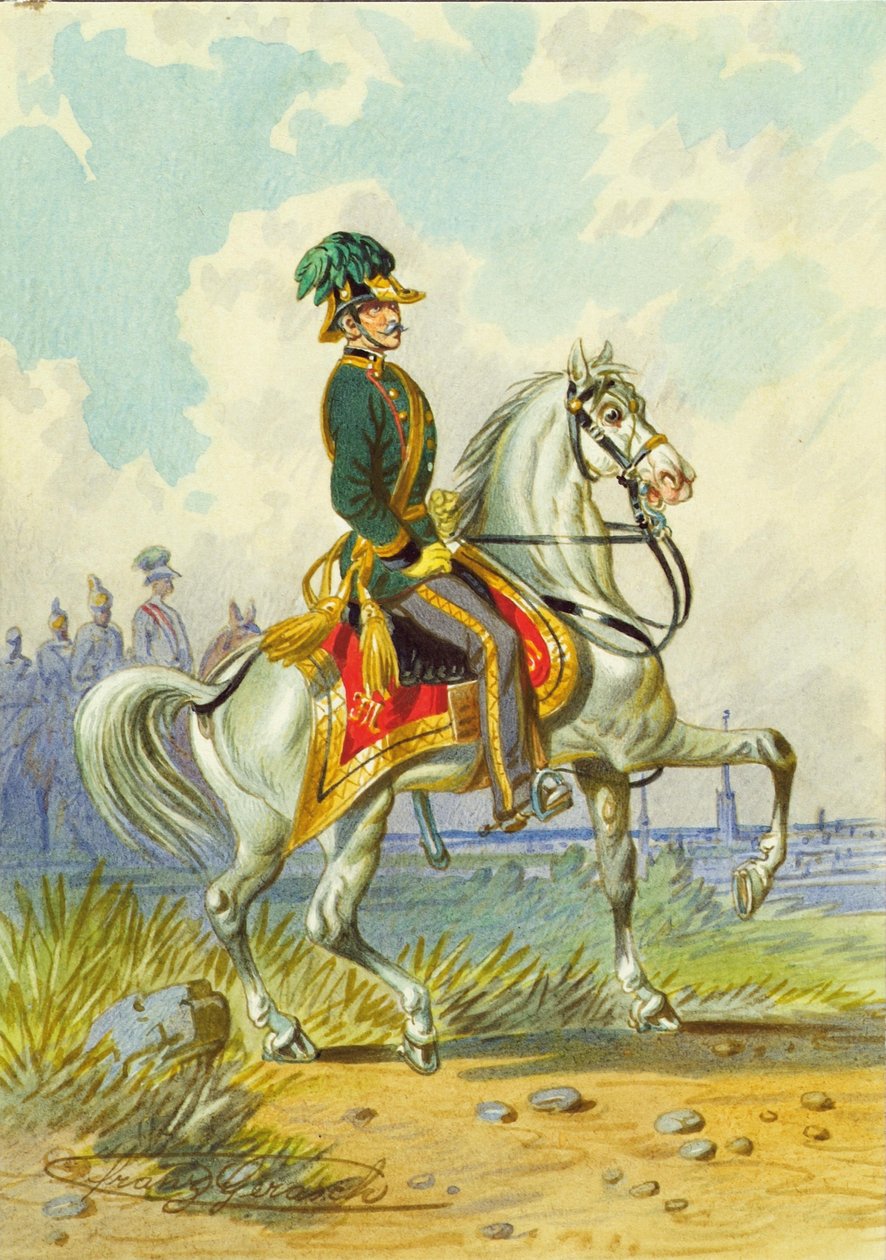 Soldat till häst av Franz Gerasch