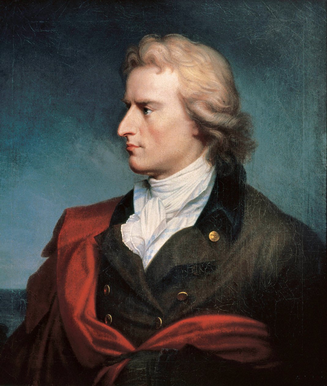 Porträtt av Friedrich Schiller (1759-1805) av Franz Gerhard von Kugelgen