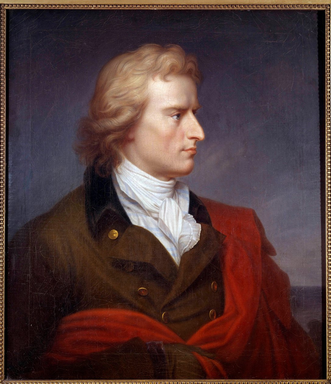 Porträtt av Friedrich Schiller av Franz Gerhard von Kugelgen