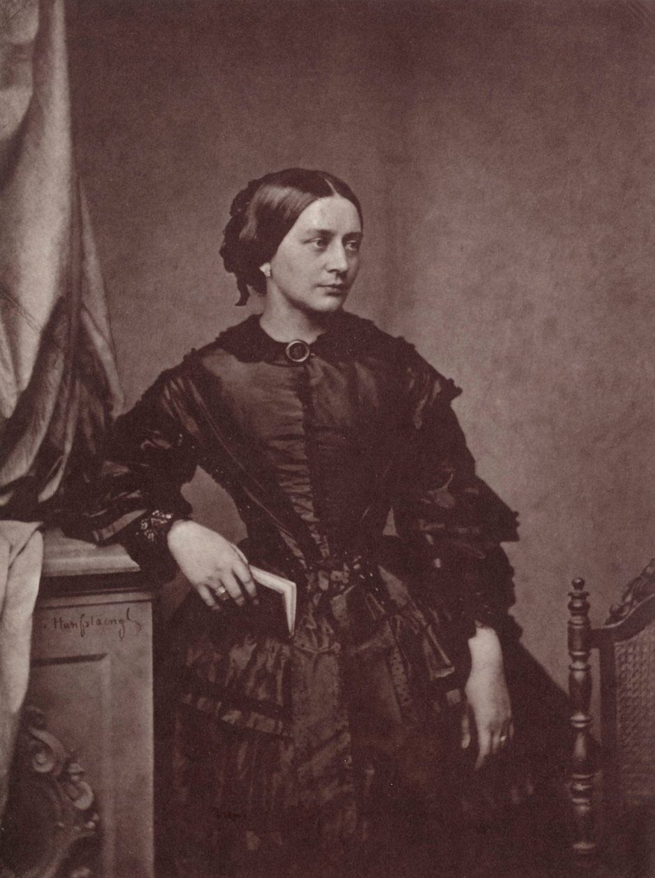 Clara Schumann, tysk pianist och kompositör, 1800-talet av Franz Hanfstaengl