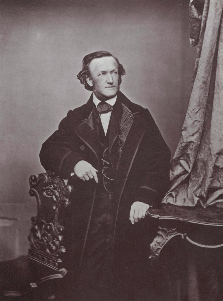 Richard Wagner, tysk kompositör, 1860-talet av Franz Hanfstaengl