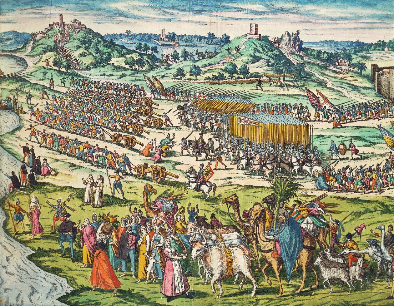 Erövringen av Tunis av Charles V av Franz Hogenberg