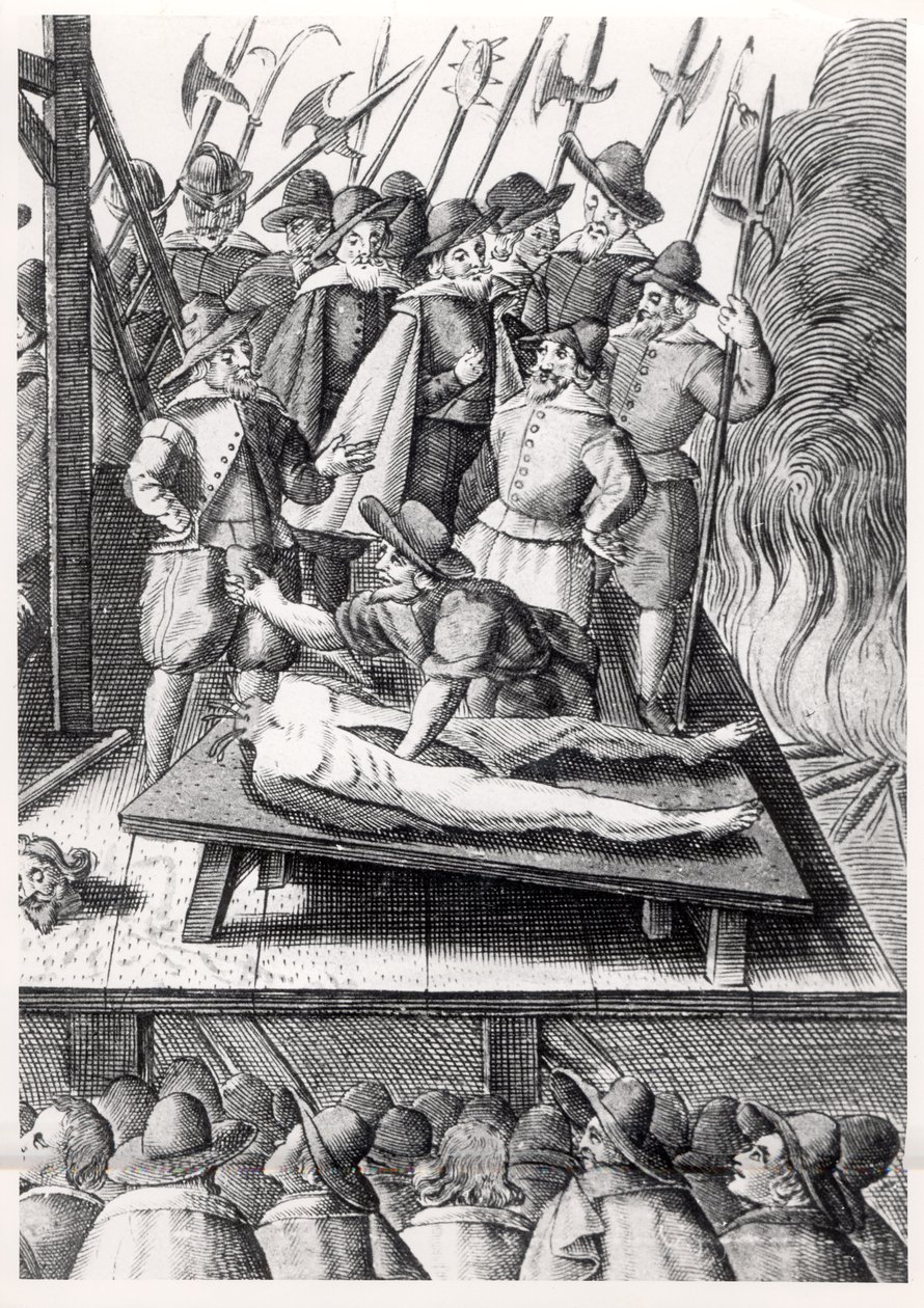 Avrättning av katoliker i England under Elizabeth I:s regeringstid (1533-1603) av Franz Hogenberg