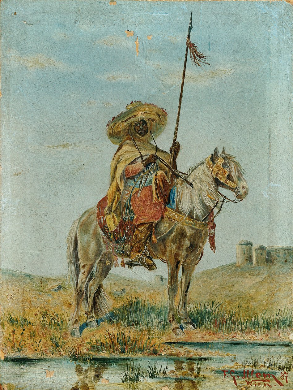 Mexikaner till häst av Franz Josef Georg Illem