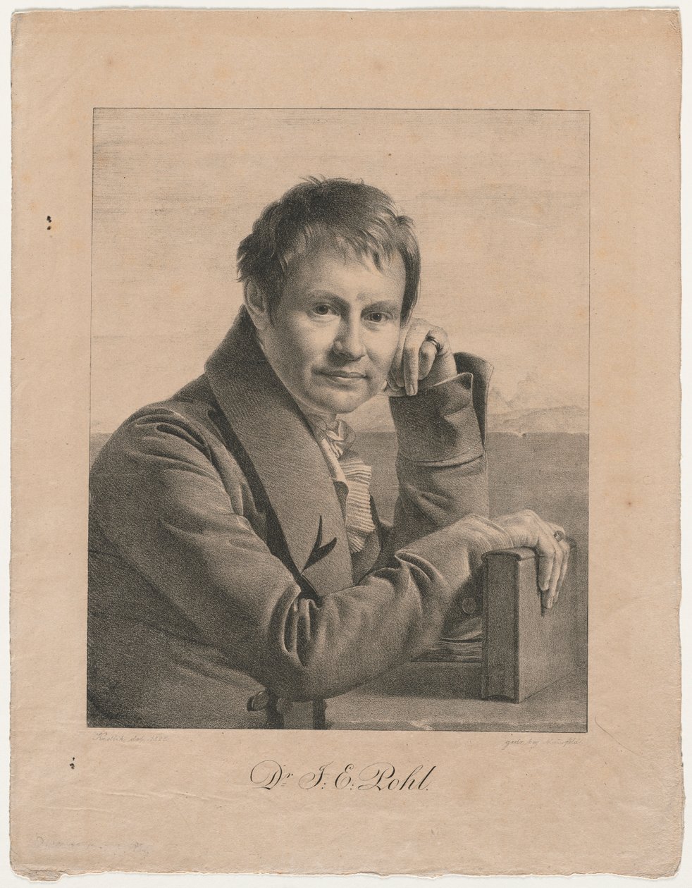 Porträtt av doktor F. E. Pohl av Franz Kadlich