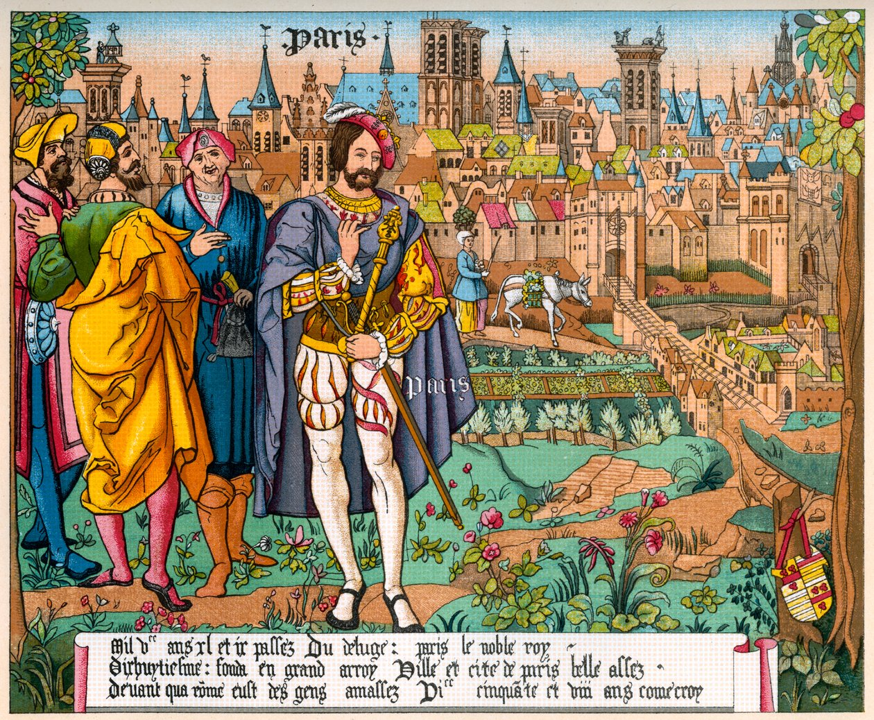 Paris, 1400-talet, 1870. av Franz Kellerhoven