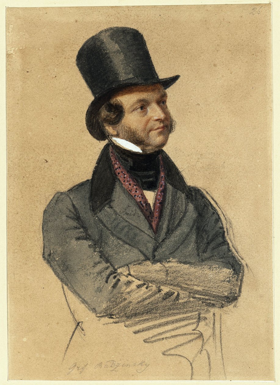 Athanasius Raczyński av Franz Krüger