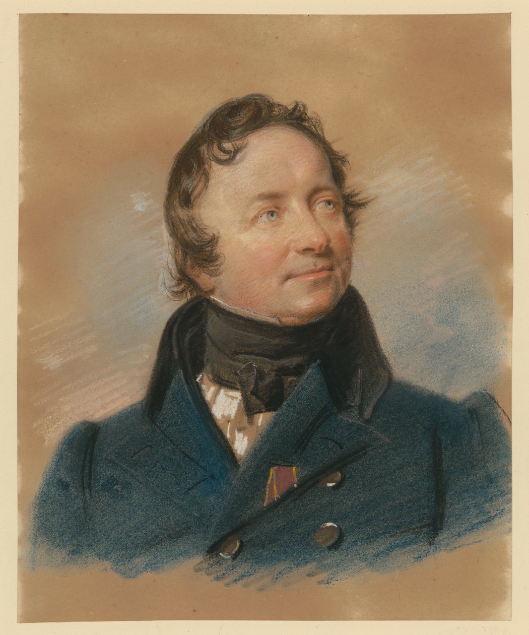 Porträtt av skulptören Karl Friedrich Wichmann av Franz Krüger