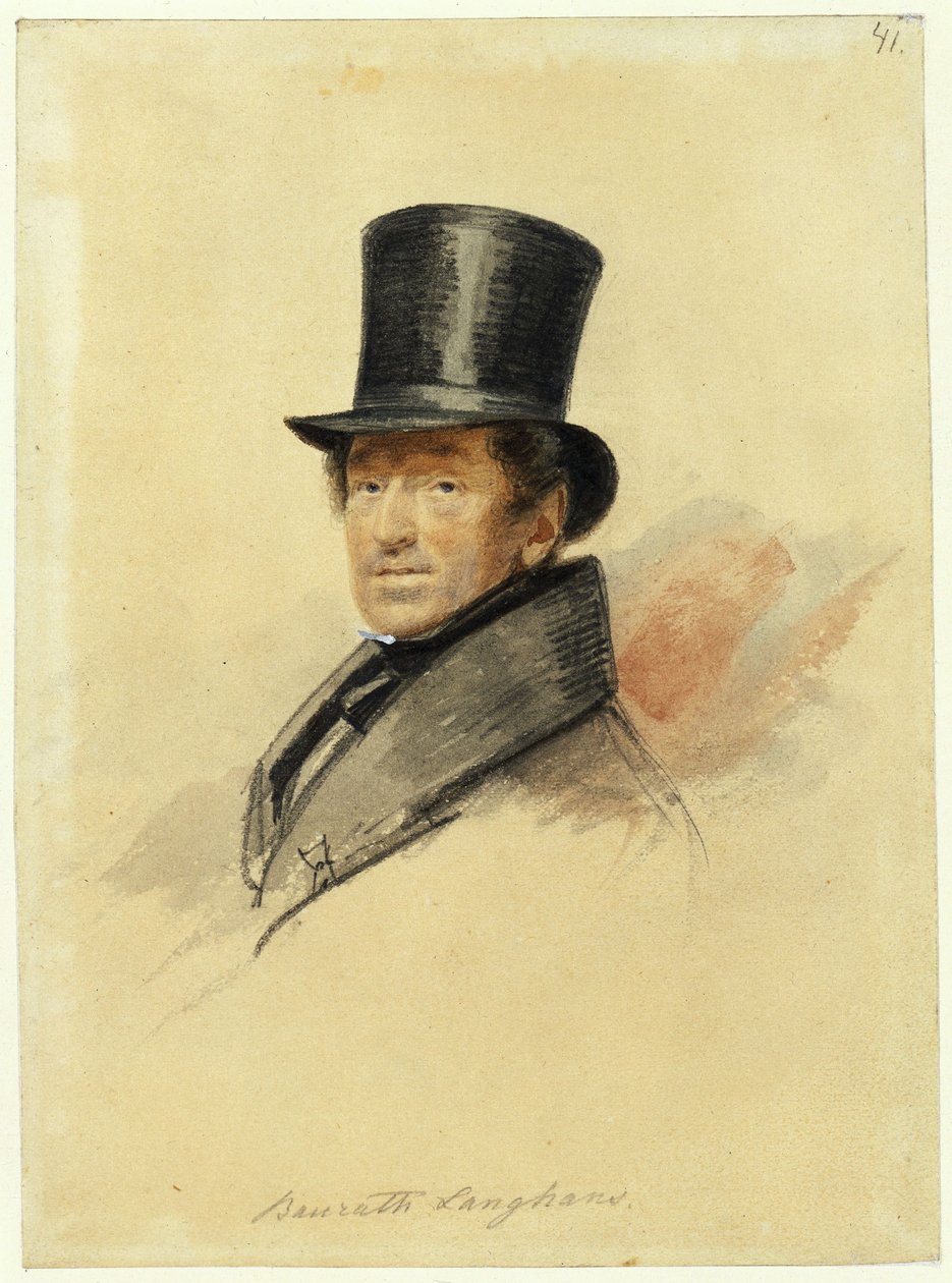 Carl Ferdinand Langhans av Franz Krüger