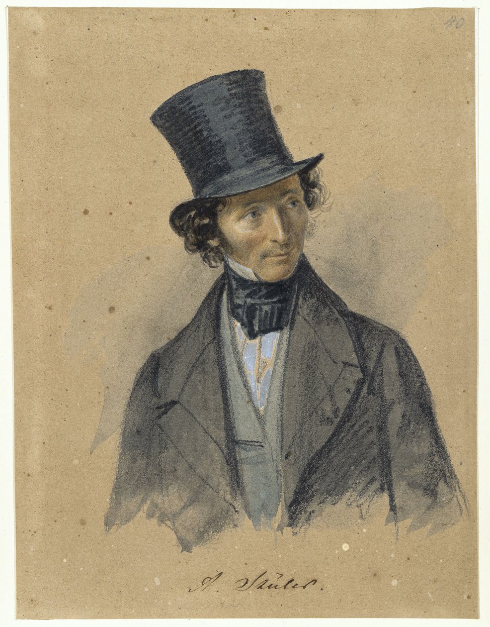 Friedrich August Stüler av Franz Krüger