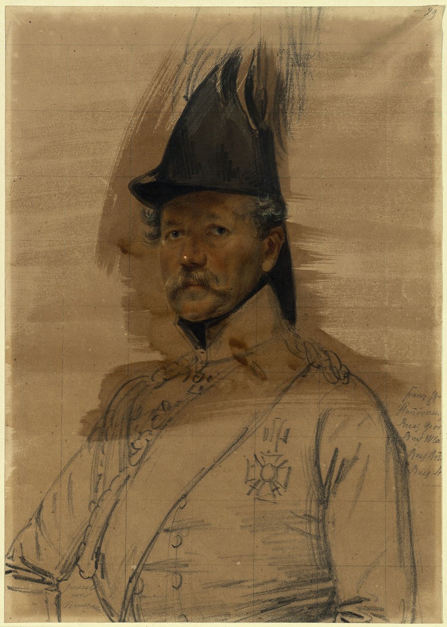 General August Wilhelm von Neumann av Franz Krüger