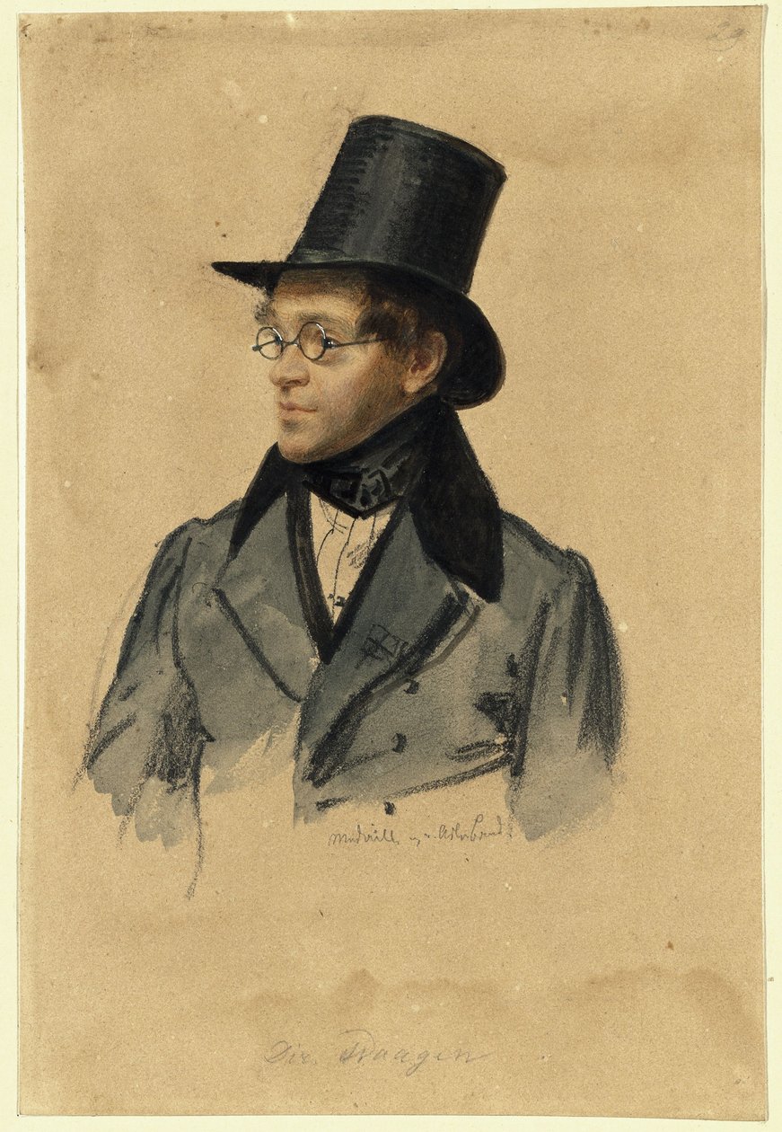 Gustav Friedrich Waagen av Franz Krüger