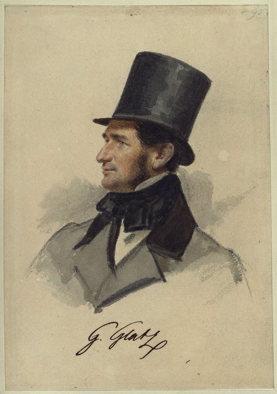 Gustav Ludwig Glatz av Franz Krüger