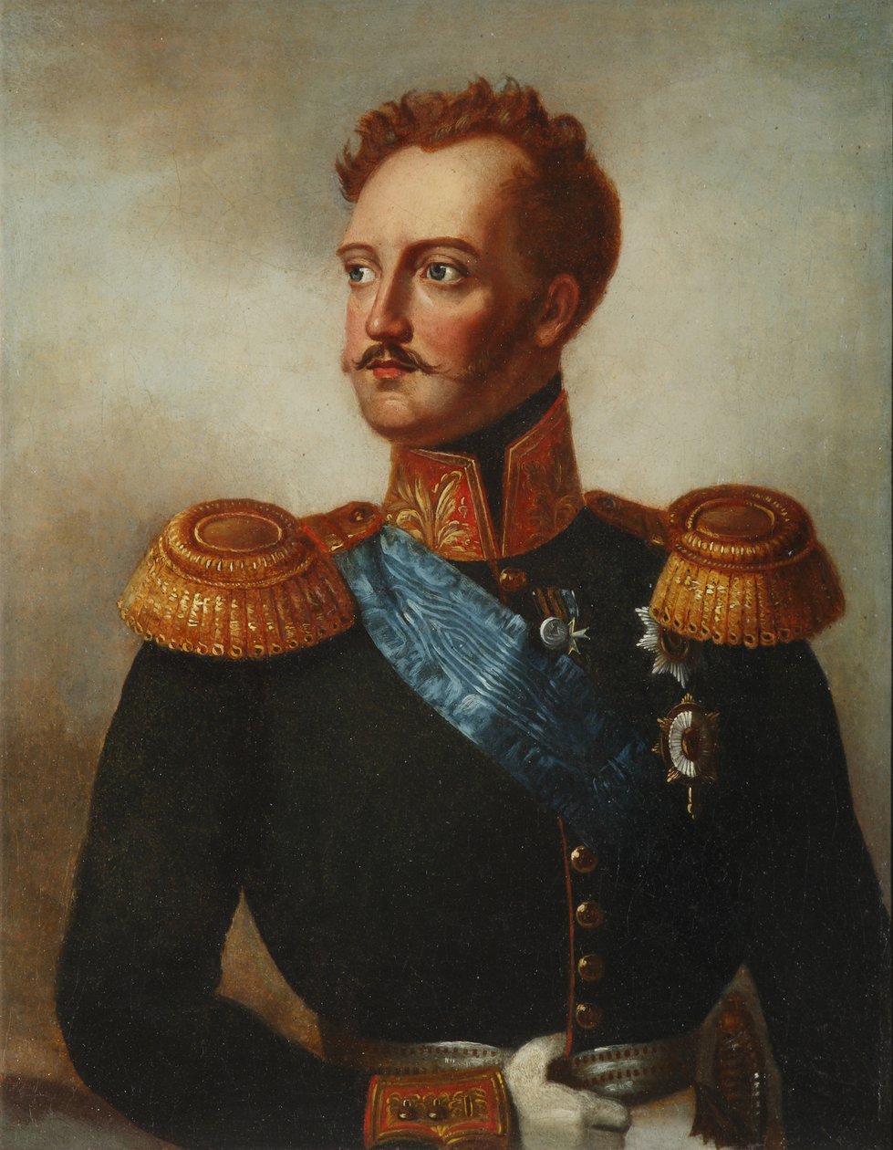 Porträtt av greve Alexander von Benckendorff 1783-1844 av Franz Krüger