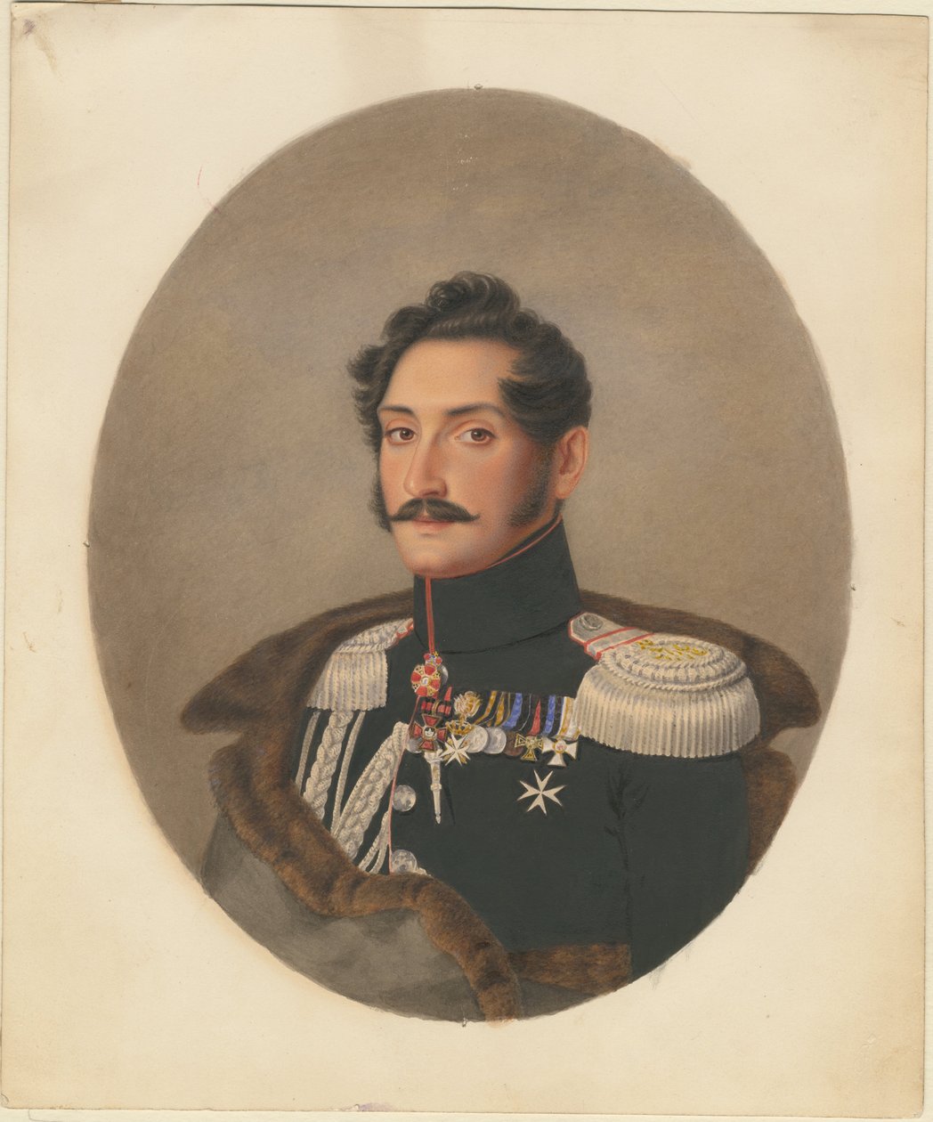 Porträtt av greve Alexey Fyodorovich Orlov 1787-1862 av Franz Krüger