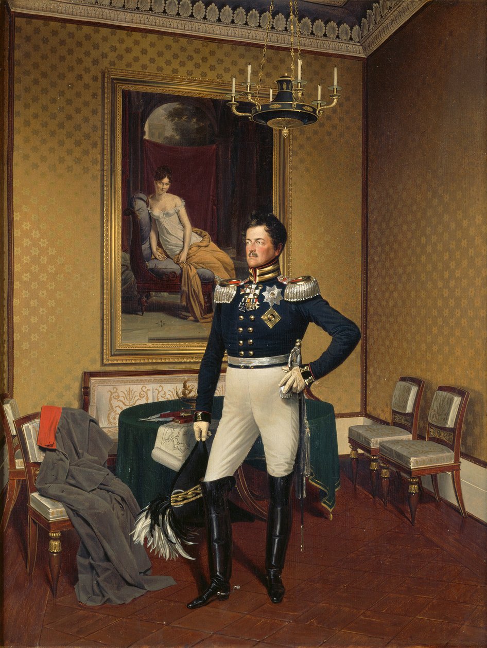Prins August av Preussen av Franz Krüger