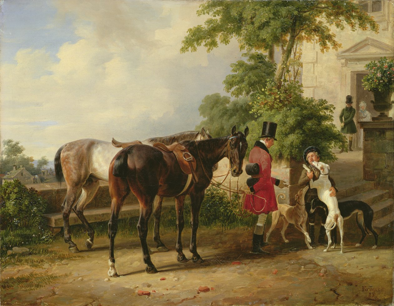 Brudgummen, 1836 av Franz Krüger