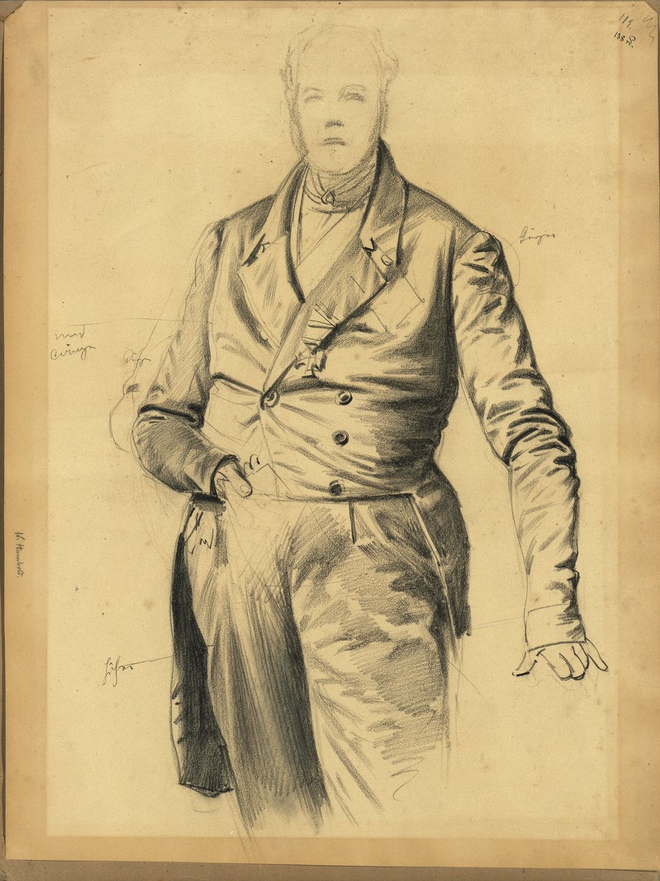 Wilhelm von Humboldt eller minister von Rother av Franz Krüger