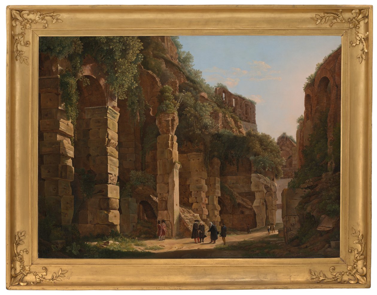 Inne i Colosseum av Franz Ludwig Catel