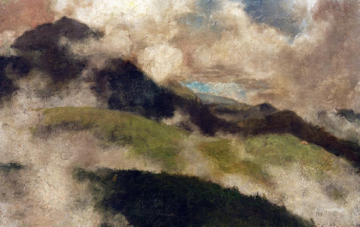 Stigande dimma av Franz Marc