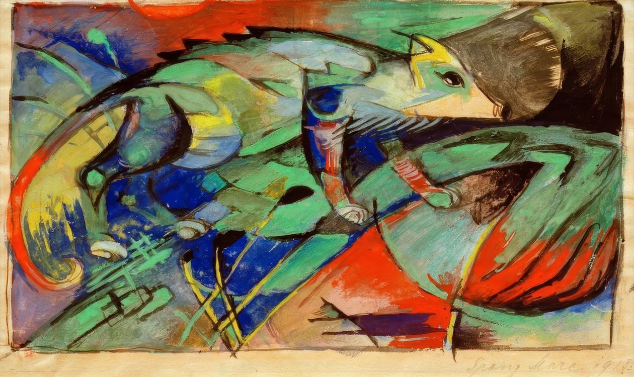 kameleont av Franz Marc