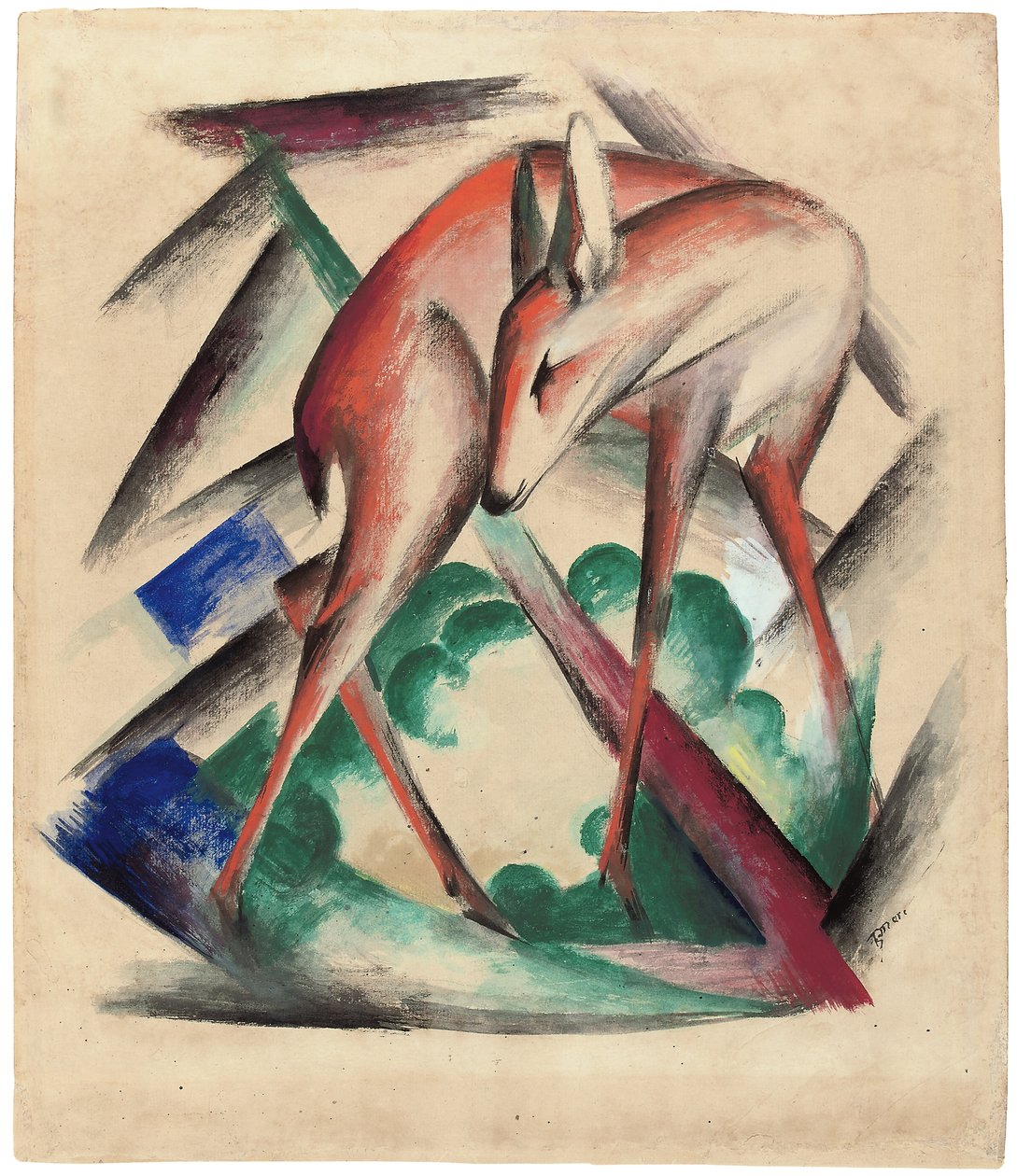 Rådjur, 1912 av Franz Marc