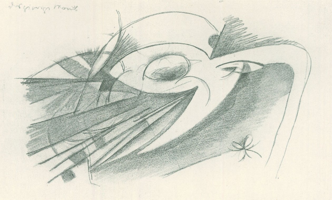 Den giriga månen av Franz Marc