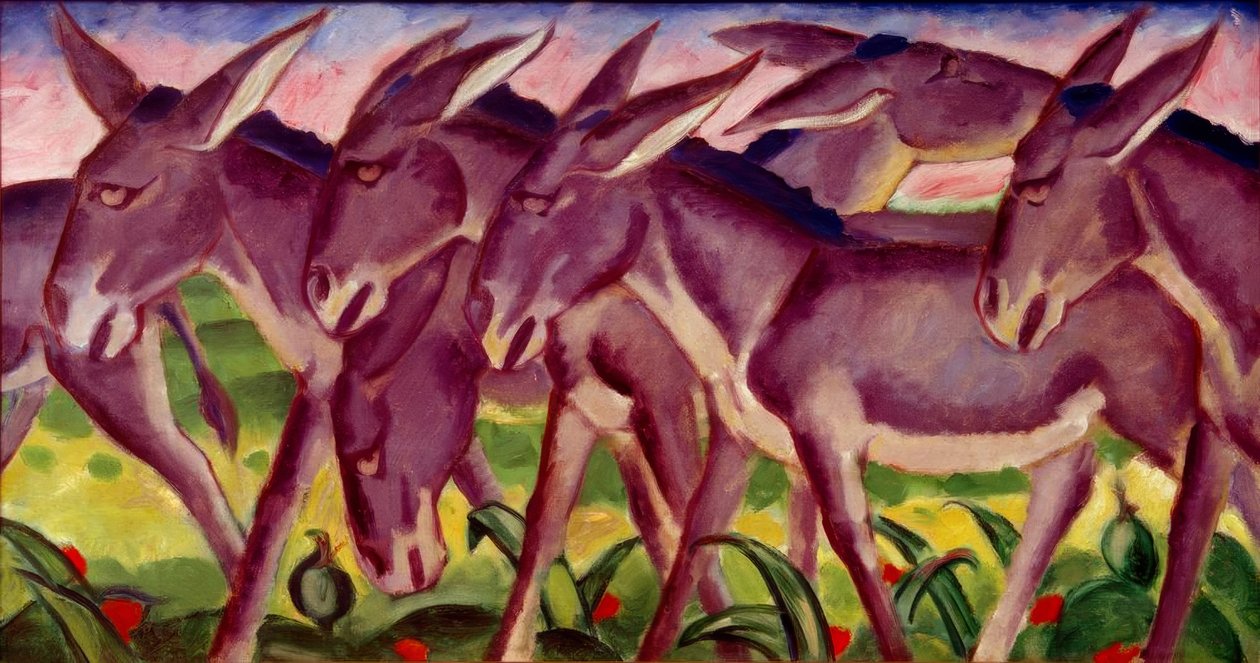 Frös av åsna av Franz Marc