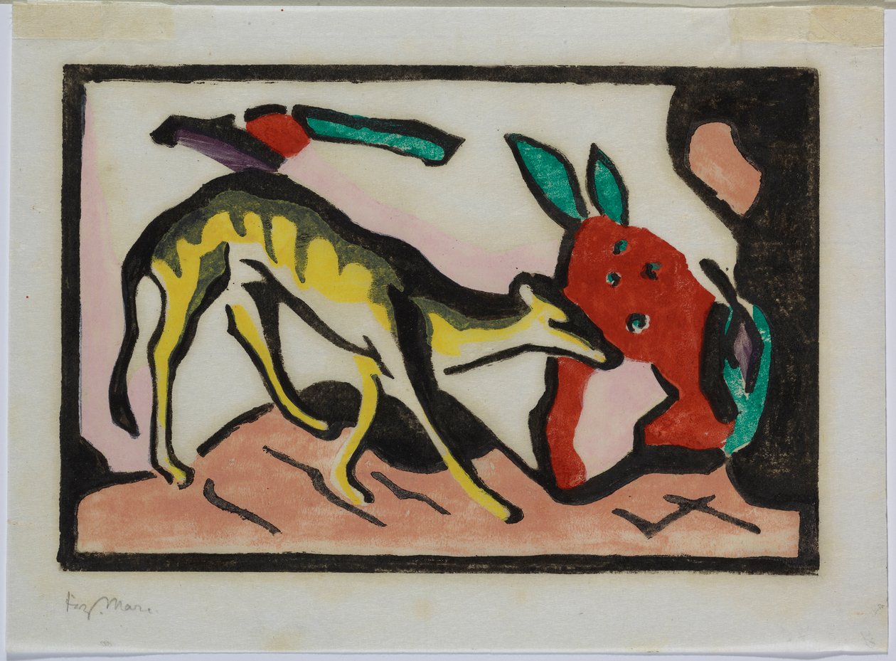 fabeltier av Franz Marc