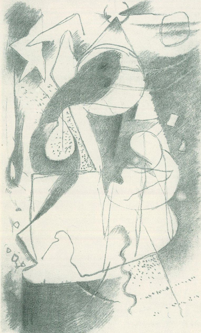 Franz Marc - Skissbok från fältet - Blad 02 av Franz Marc