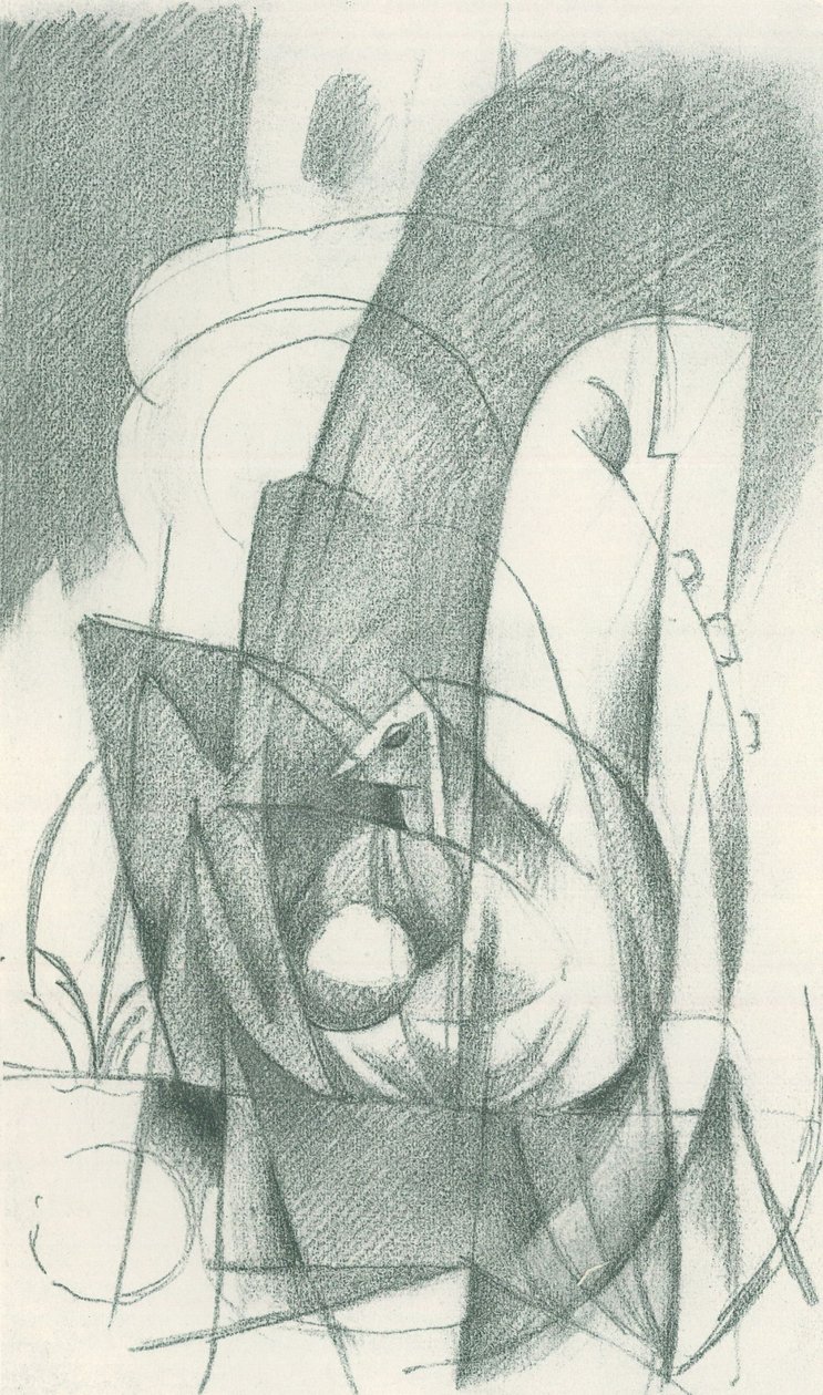 Franz Marc - Skissbok från fältet - Blad 15 av Franz Marc
