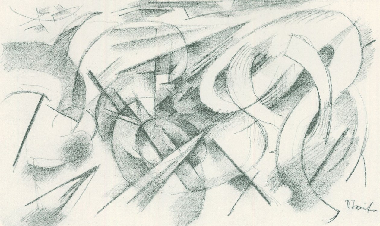 Franz Marc - Skissbok från fältet - Blad 16 av Franz Marc