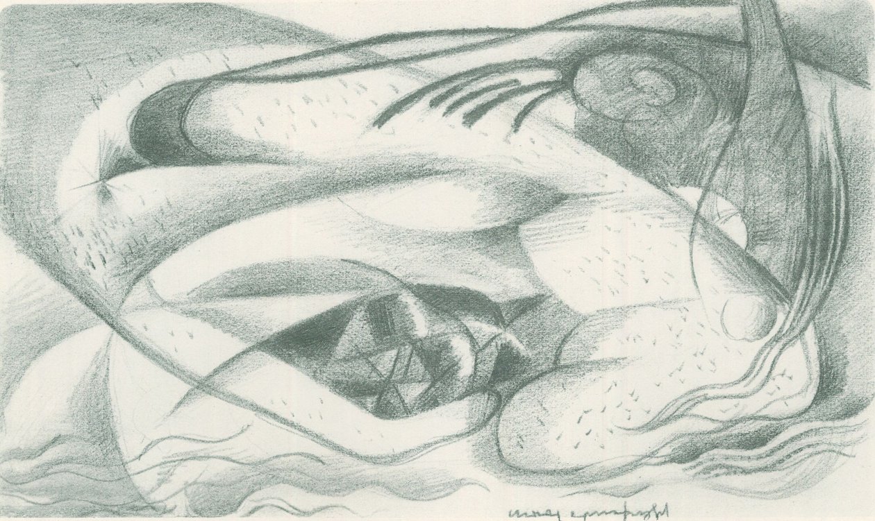 Franz Marc - Skissbok från fältet - Blad 23 av Franz Marc